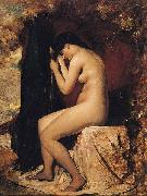 William Etty Seated Female Nude painting